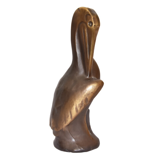 Pelikan, Bronzefigur von BAG Turgi, 1950er