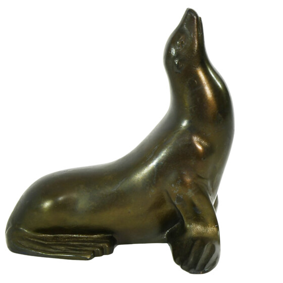Seelöwe, Rotguss von Gunzenhauser Sissach, 1930er